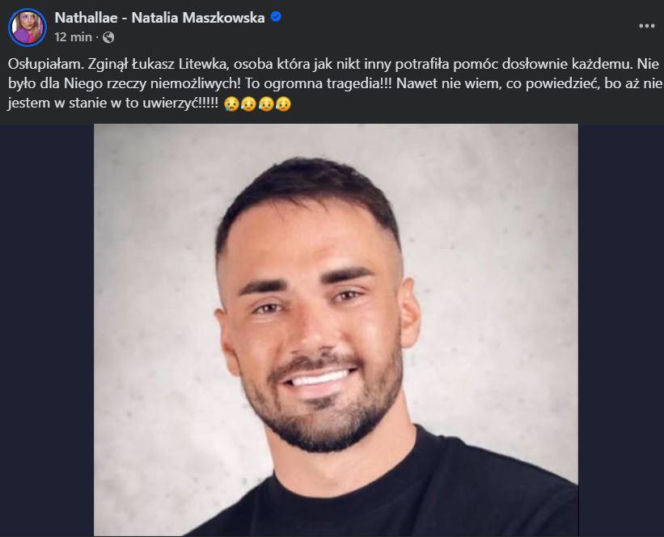 Nie żyje Łukasz Litewka