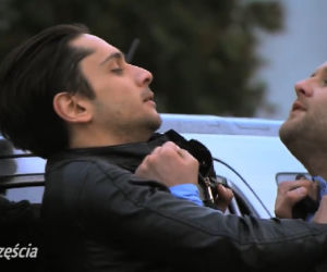 Barwy szczęścia. Klemens (Sebastian Perdek), Irek (Otar Saralidze) 