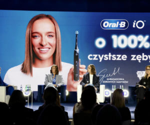 Iga i Agata Świątek na konferencji otwierającej kampanię Oral-B