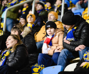 Arka Gdynia - Lechia Gdańsk: Zdjęcia kibiców z derbów Trójmiasta w ramach 23. kolejki PKO BP Ekstraklasy