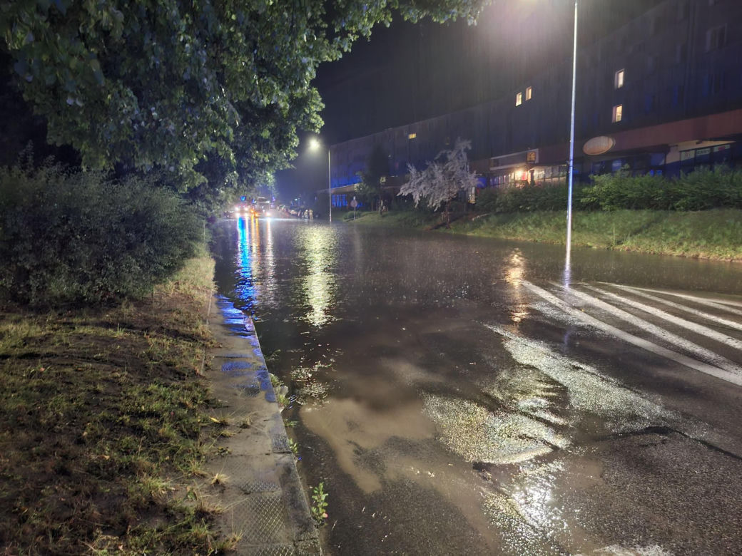 Zalane Starachowice. Widoki po burzy 1.07.2026
