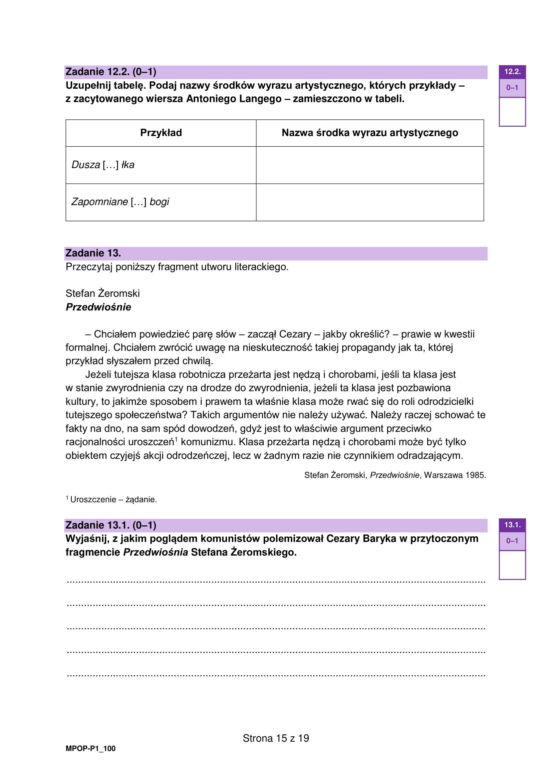 Matura 2026: polski 4.05.2026r. Arkusze CKE, poziom podstawowy [Formuła 2023]
