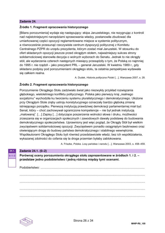 Matura historia 2025: Odpowiedzi i arkusze CKE [19.05.2025] nowa formuła 2023	