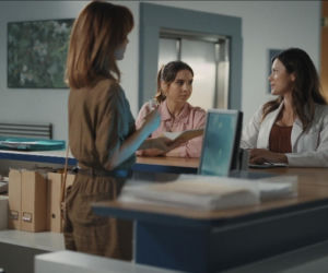 M jak miłość, odcinek 1904. Aneta (Ilona Janyst), Kasia (Paulina Lasota), Kama (Michalina Sosna)