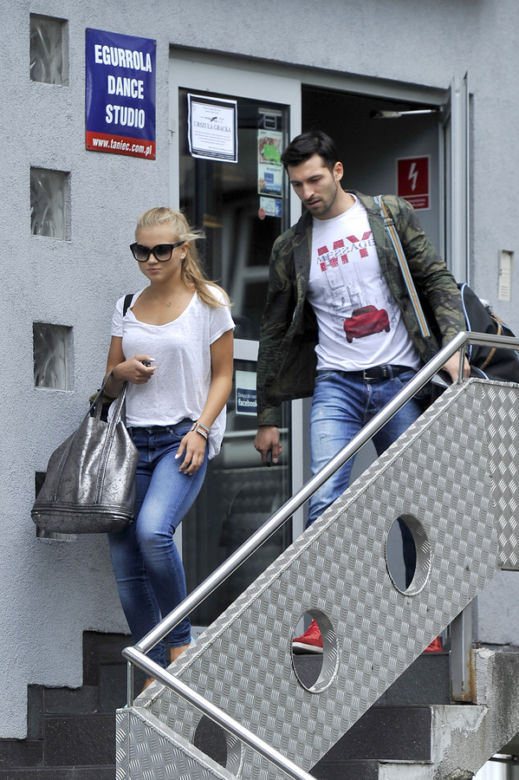 Agnieszka Kaczorowska i Rafał Maślak