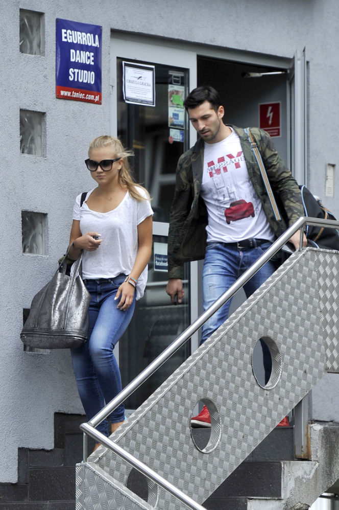 Agnieszka Kaczorowska i Rafał Maślak
