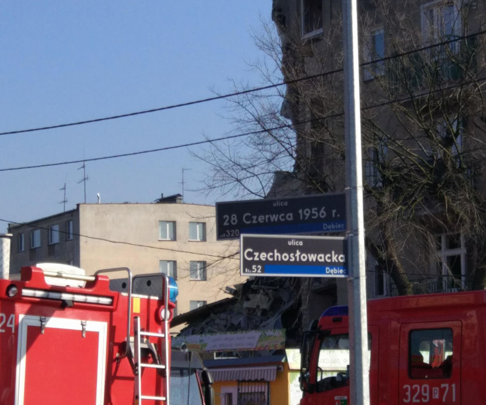 Wybuch w kamienicy na Dębcu