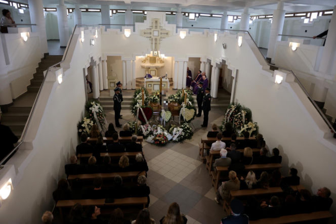 Pogrzeb ofiar zbrodni w Skawinie
