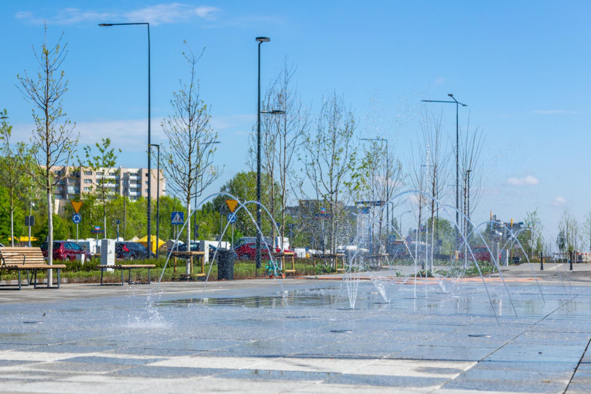 Park nad Południową Obwodnicą Warszawy na Ursynowie