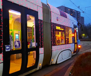 Świąteczne tramwaje w Szczecinie