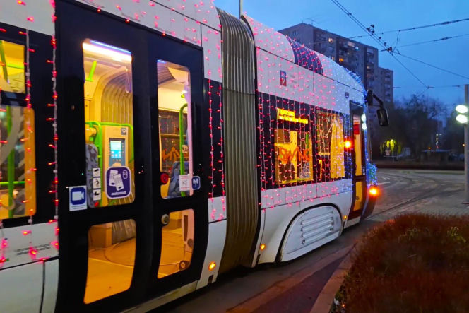Świąteczne tramwaje w Szczecinie