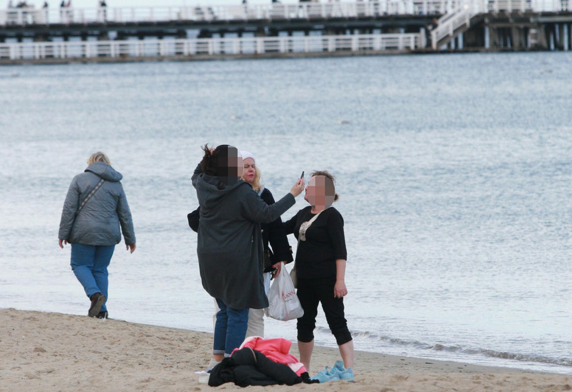 Morsy dorwały Joannę Kurowską na plaży