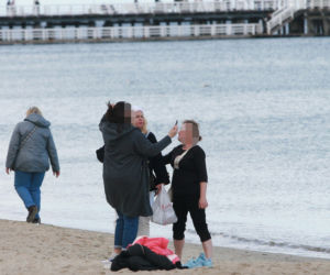 Morsy dorwały Joannę Kurowską na plaży