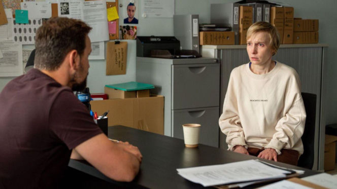 Barwy szczęścia odc. 3276. Sonia (Weronika Nockowska), Marcin Kodur (Oskar Stoczyński)