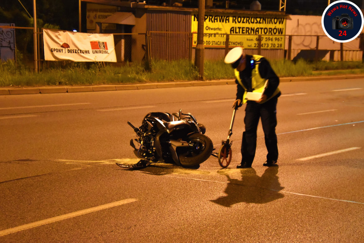 Śmiertelny wypadek na Radzymińskiej. Motocyklista nie miał szans na przeżycie
