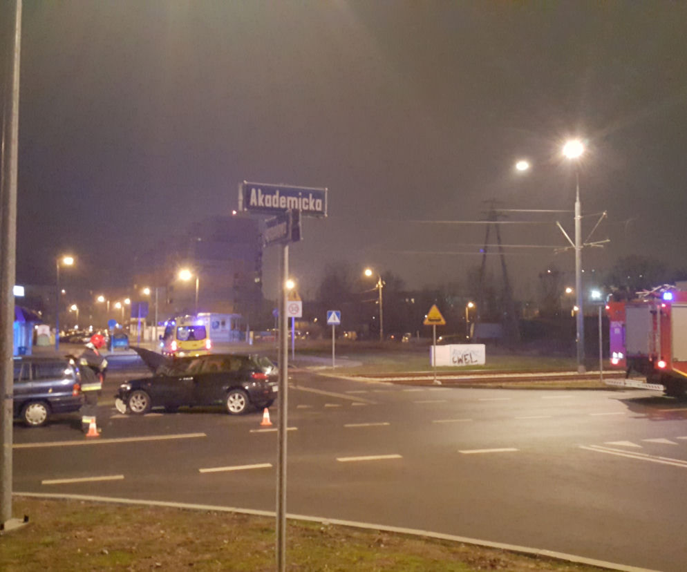 Wypadek na skrzyżowaniu Igrzyskowa - Akademicka w Fordonie