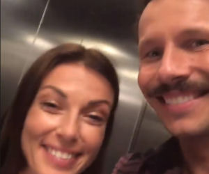 Barwy szczęścia. Franek (Mateusz Banasiuk), Kasia (Katarzyna Glinka)