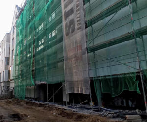 Budowa hotelu na Podzamczu - listopad 2020