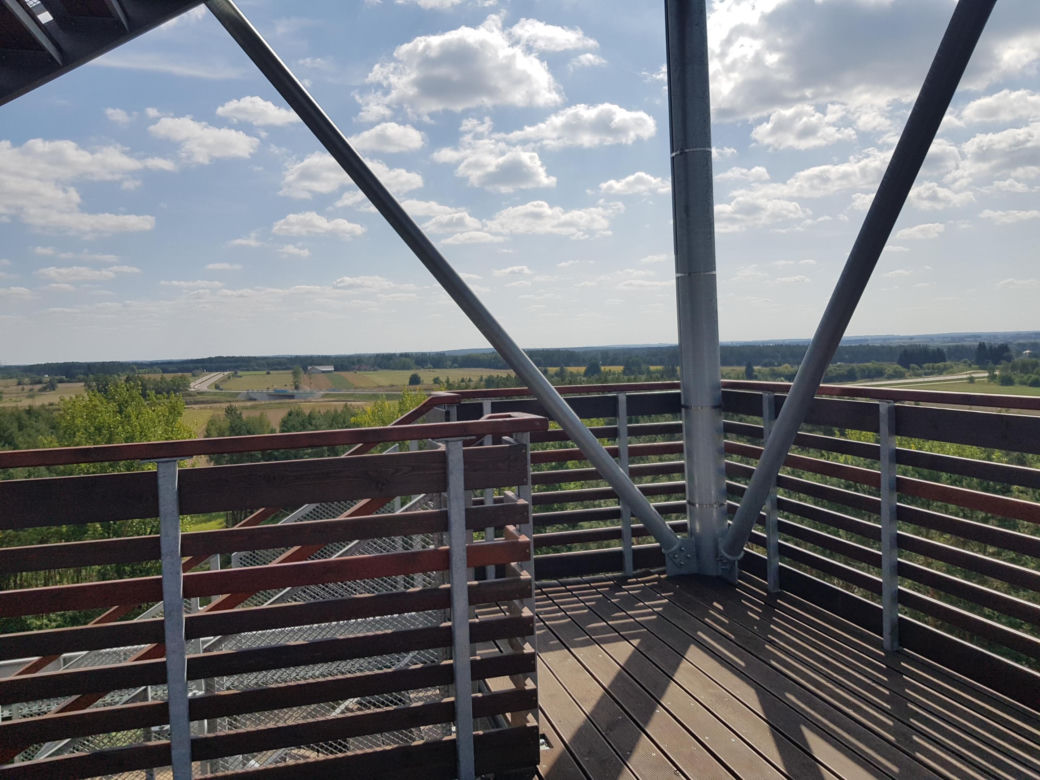 Wieża widokowa w Uhowie. To najwyższa wieża na Podlasiu [ZDJĘCIA]