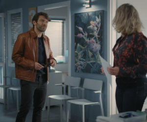 M jak miłość, odcinek 1895. Martin (Paweł Izdebski), Judyta (Paulina Chruściel)