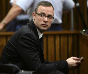Pistorius podczas procesu
