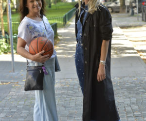 Agnieszka Woźniak-Starak i Ewa Drzyzga po pierwszym nagraniu DD TVN