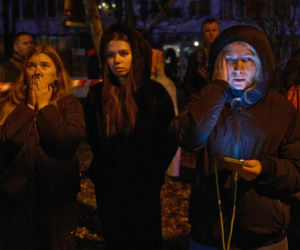 Nocny atak na Kijów! Wielkie eksplozje, płoną bloki