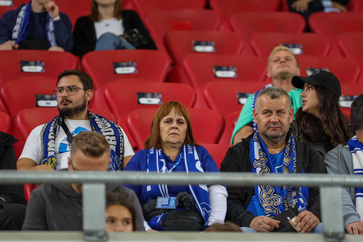Kibice na meczu Ruch Chorzów - Stal Mielec