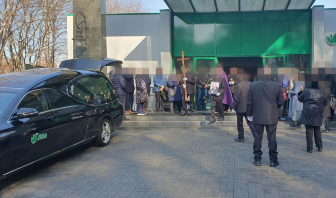 Pogrzeb Mirosława Krawczyka w Gdańsku: Aneta Zając i Mikołaj Krawczyk