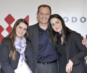 Wojciech Wysocki, żona Joanna i córka Rozalia