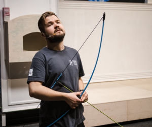 Przygotowania spektaklu Legendy ziemi świętokrzyskiej w Teatrze Kubuś w Kielcach