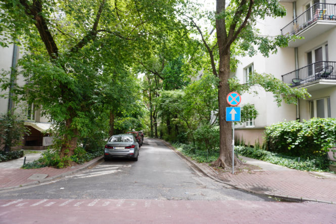 Uliczka Glogera obecnie. Lato 2026