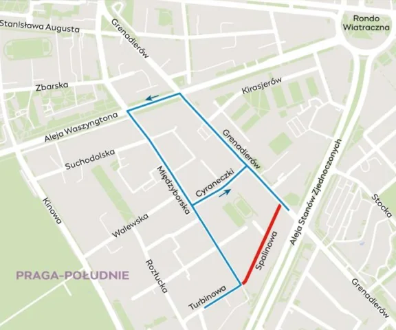 Ulica Spalinowa idzie do remontu
