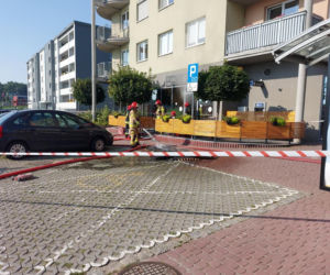 Opole, pożar Sopelka na ul. Bielskiej