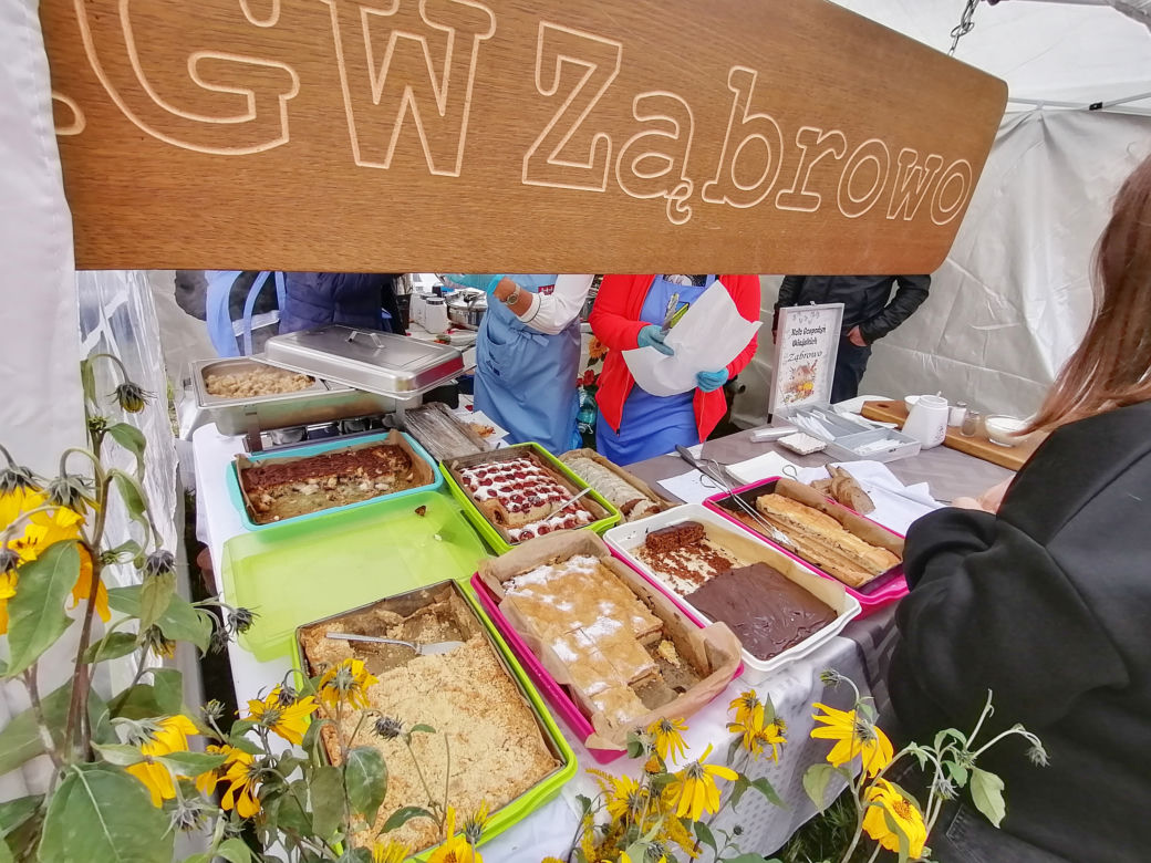 Pomarańczowi rowerzyści najechali zamek w Szymbarku