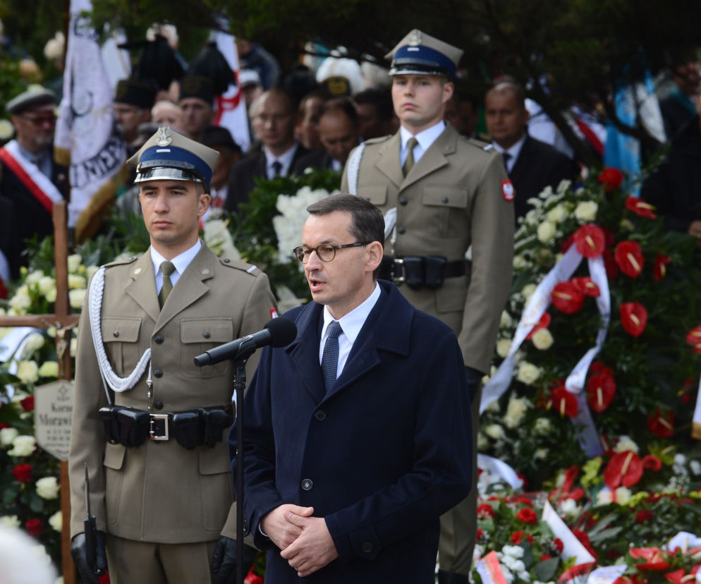 Pogrzeb marszałka seniora Kornela Morawieckiego