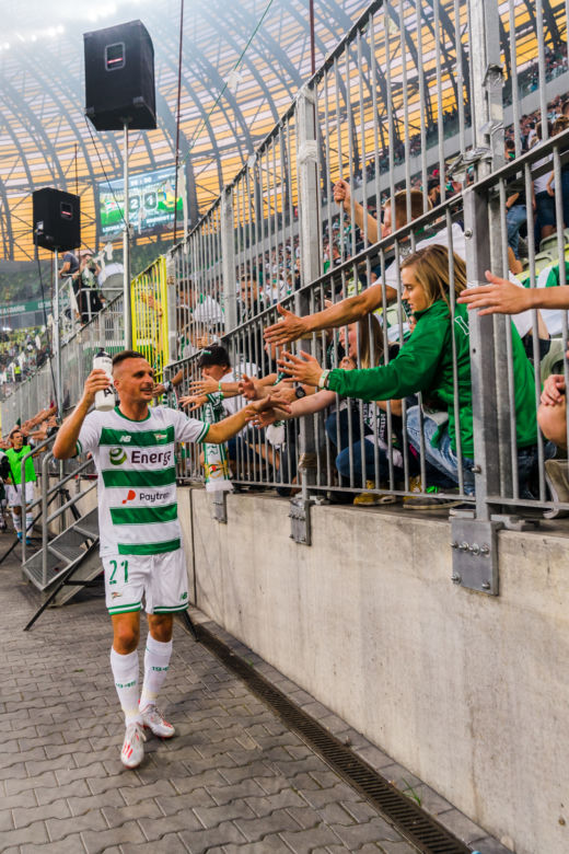 Kibice na meczu Lechia - Brøndby [ZDJĘCIA]