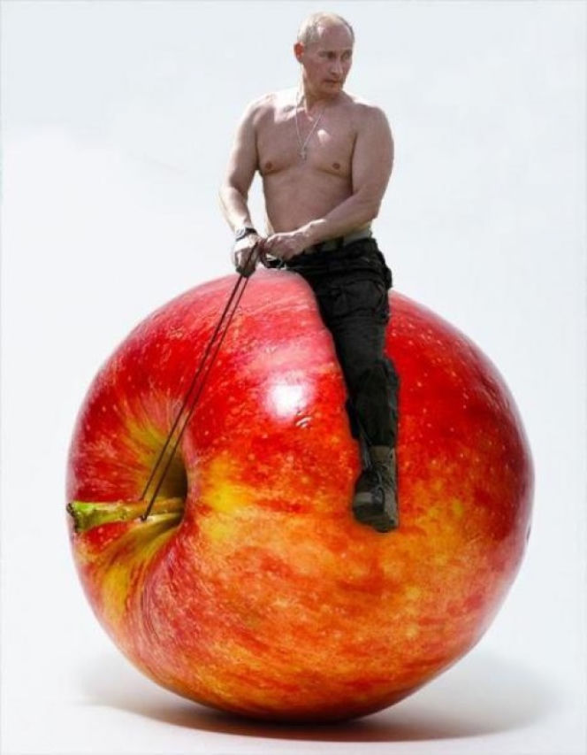 Jedz Jabłka na złość Putinowi MEMY