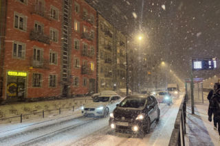 Atak zimy w Warszawie