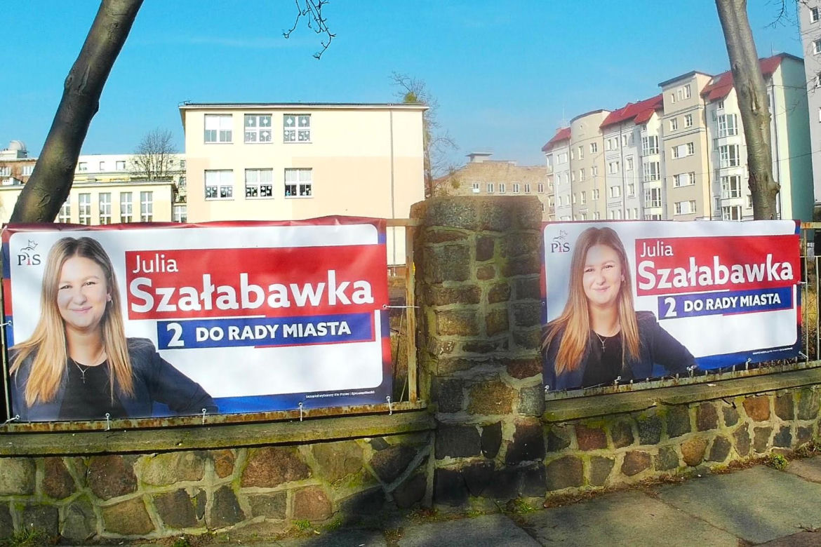 Przedwyborcza "baneroza" w Szczecinie