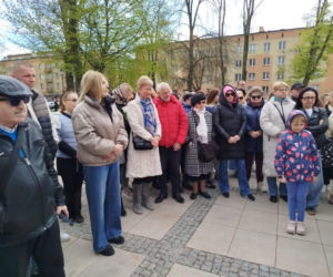Siedlczanie uczcili minutą ciszy pamięć o zmarłym pośle Łukaszu Litewce