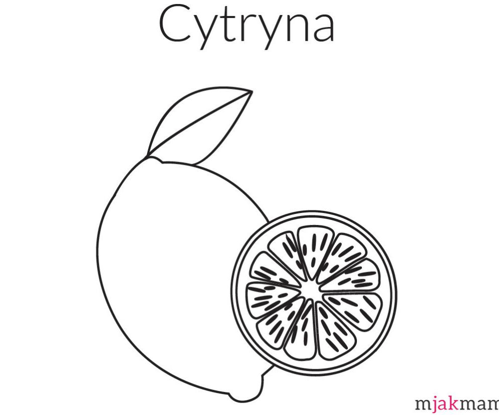 cytryna-kolorowanka