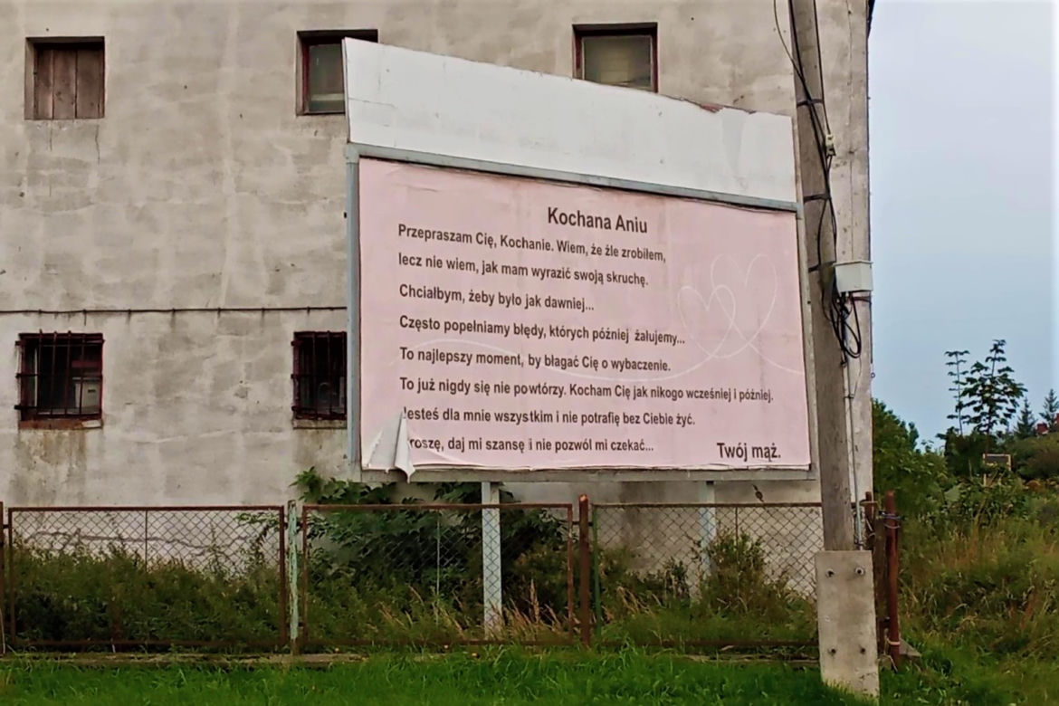 Nietypowe billboardy w Szczecinie