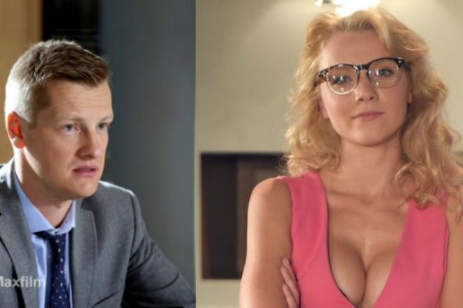 M jak miłość. Piotrek (Marcin Mroczek), Olga (Katarzyna Grabowska)