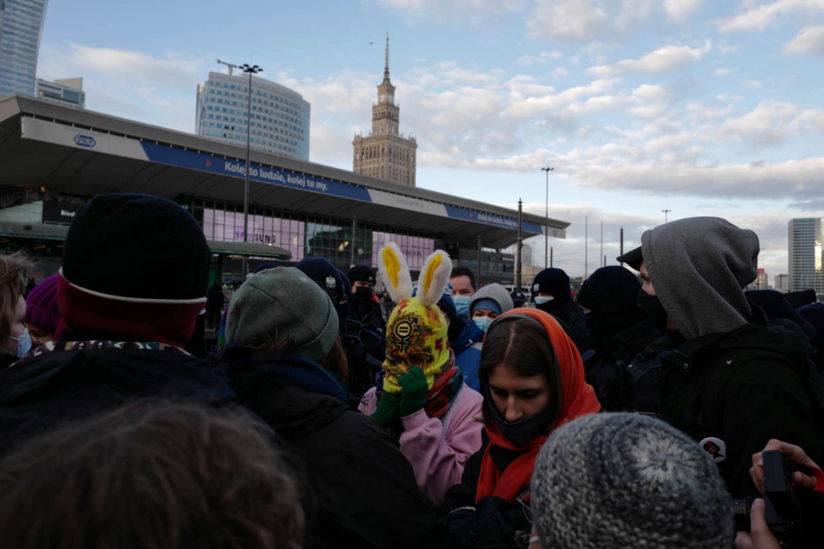 Strajk w Warszawie 8.03.2021
