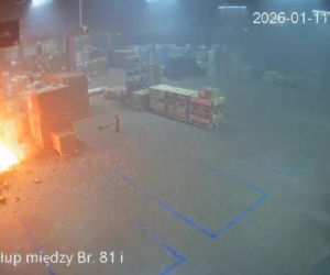 Tak wybuchł pożar, który pochłonął milion złotych