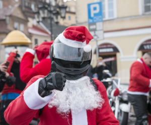 MotoMikołaje 2015 Lublin: Motocykliści z prezentami dla dzieci