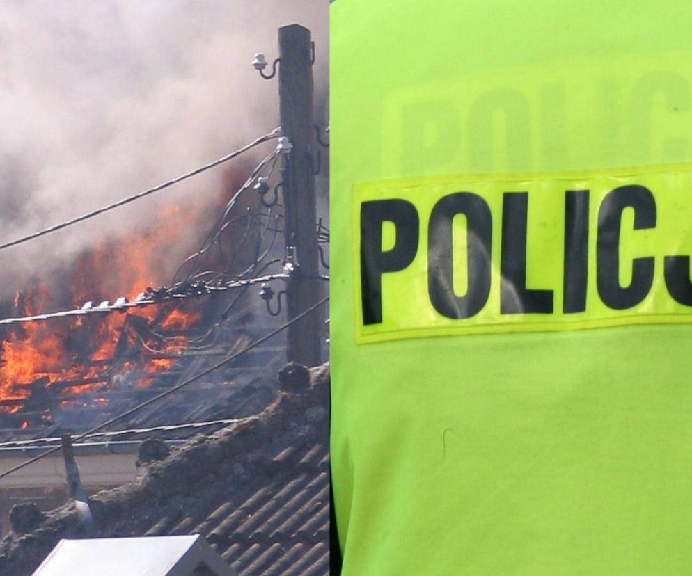 Policjant uratował mężczyznę z pożaru - zachowanie godne bohatera!