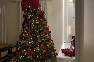 Zamiast gwiazdy na choince - kokarda XXL!