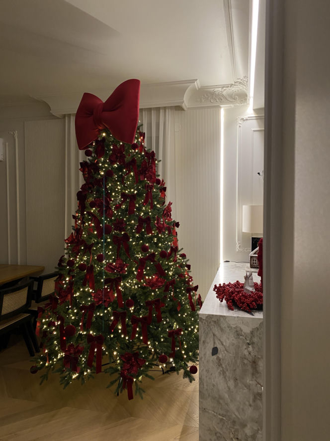 Zamiast gwiazdy na choince - kokarda XXL!